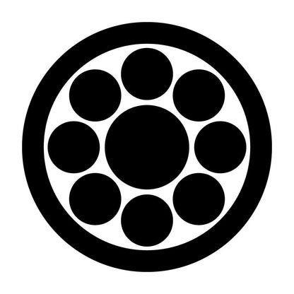 丸に九曜紋