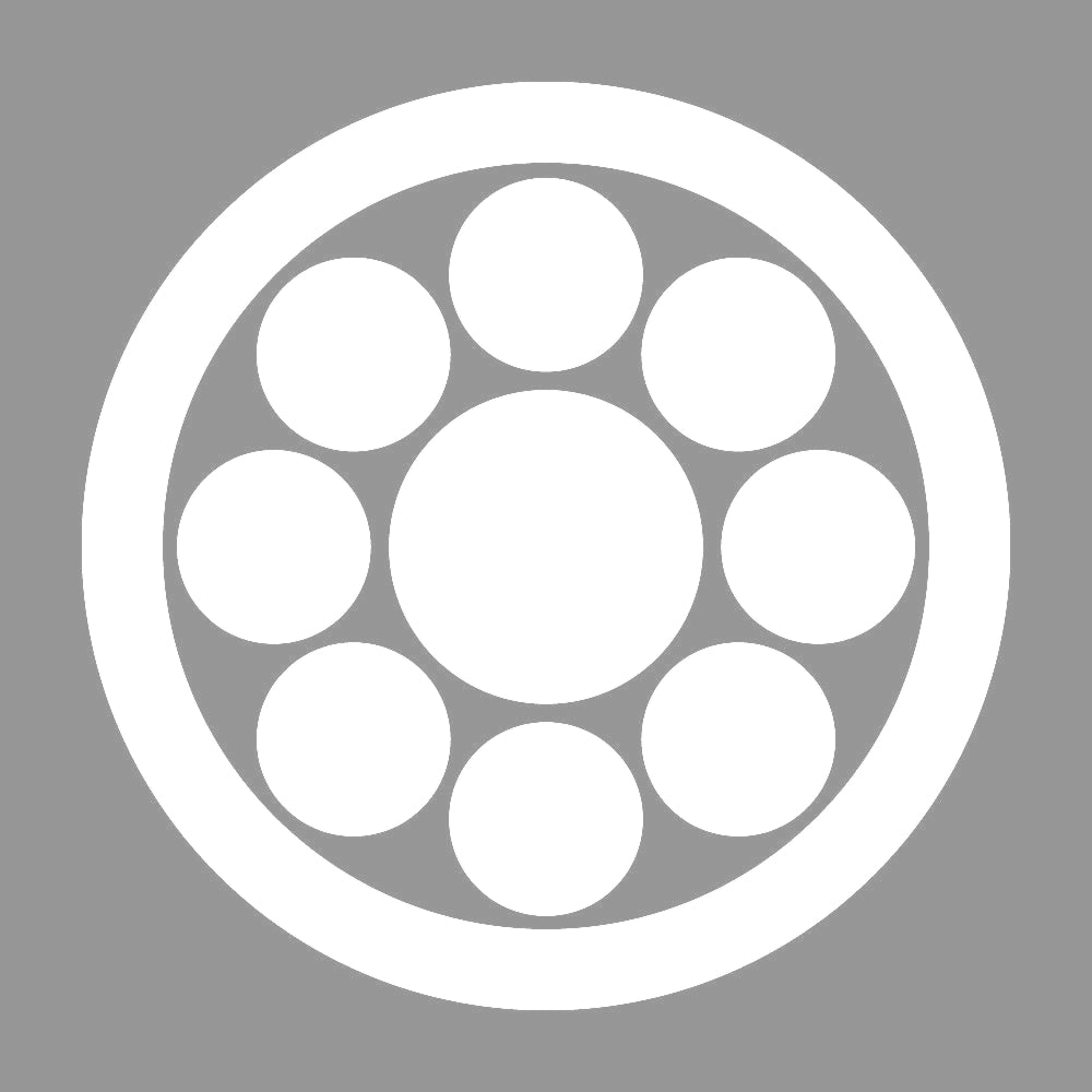 丸に九曜紋 7