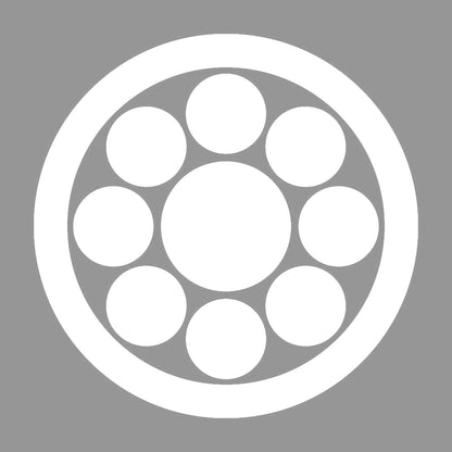 丸に九曜紋 7