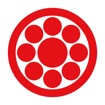 丸に九曜紋 8