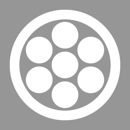 丸に七曜紋 7