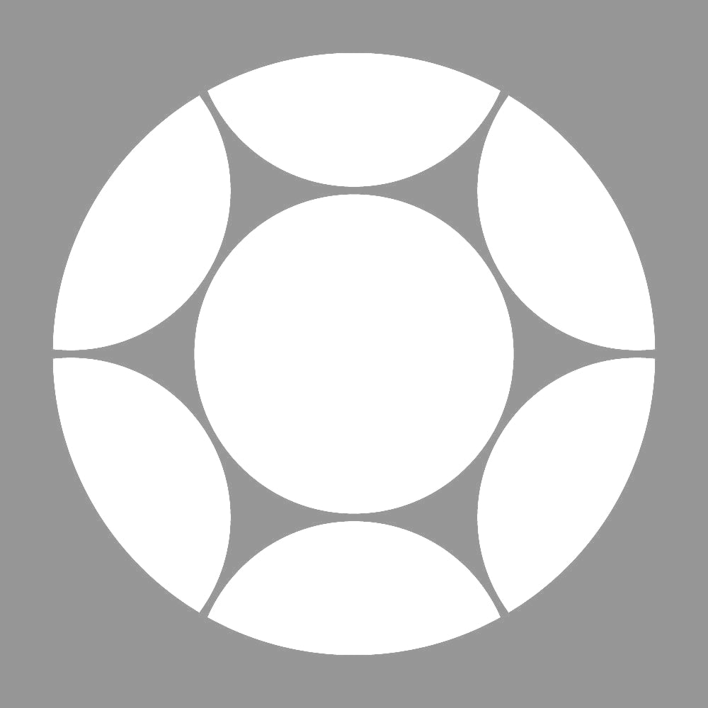 割り七曜紋 7