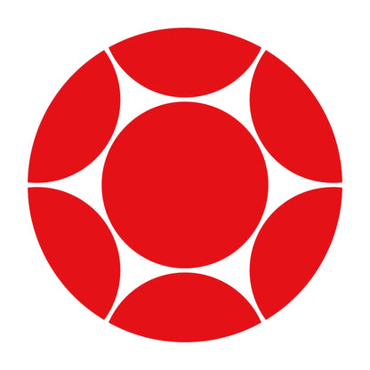 割り七曜紋 8