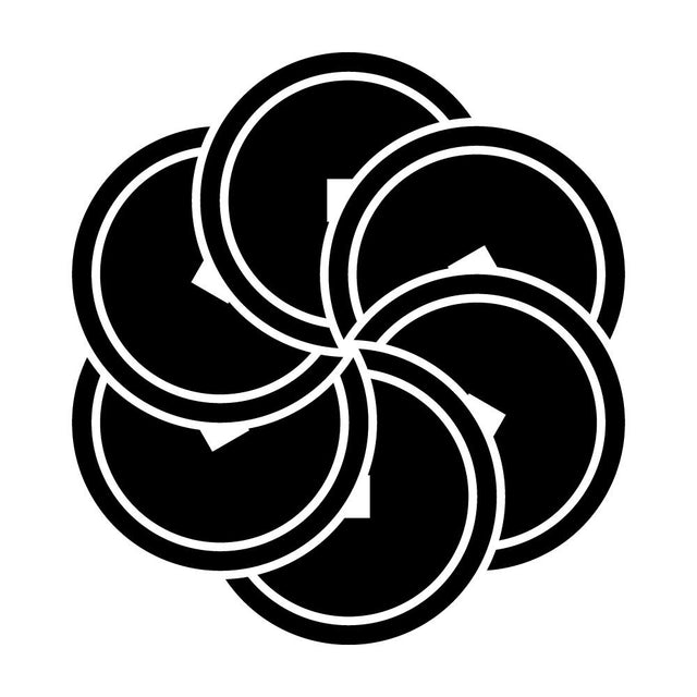 六つ捻じ銭紋