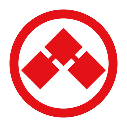 丸に千切り紋 8