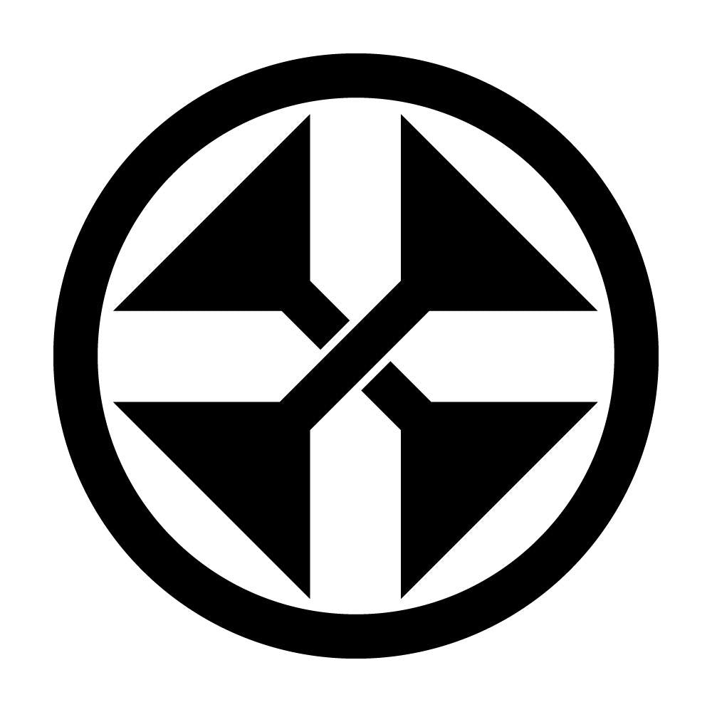 中輪に変わり違い千切り紋
