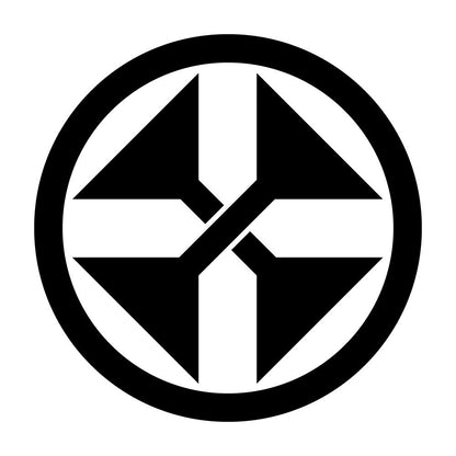 中輪に変わり違い千切り紋