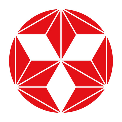 三つ割り麻の葉紋 8