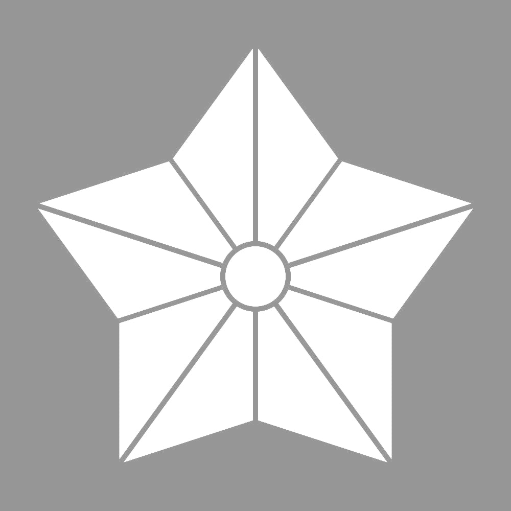 麻の葉桔梗紋 7