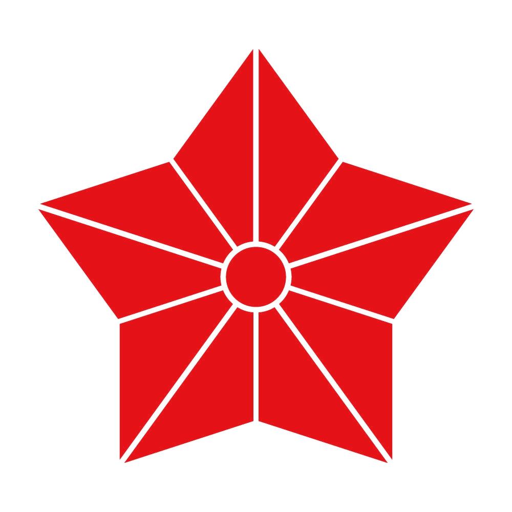麻の葉桔梗紋 8