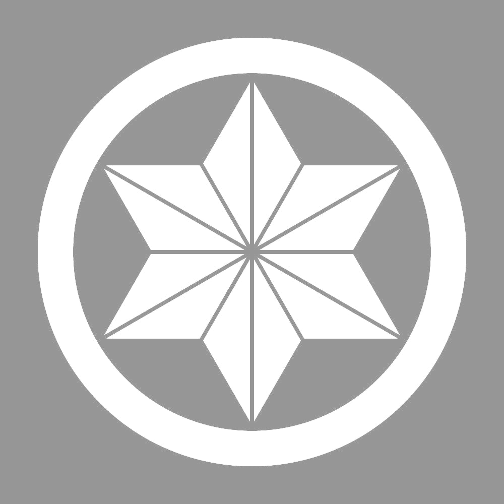 丸に麻の葉紋 7