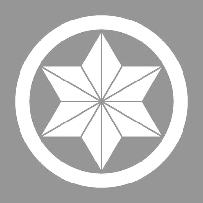 丸に麻の葉紋 7