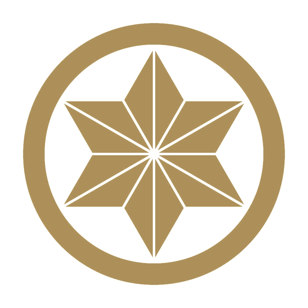 丸に麻の葉紋 9