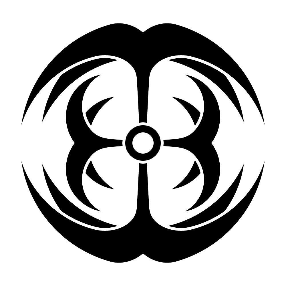二つ子持ち錨紋
