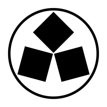 糸輪に隅合わせ三つ石紋