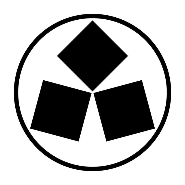 糸輪に隅合わせ三つ石紋