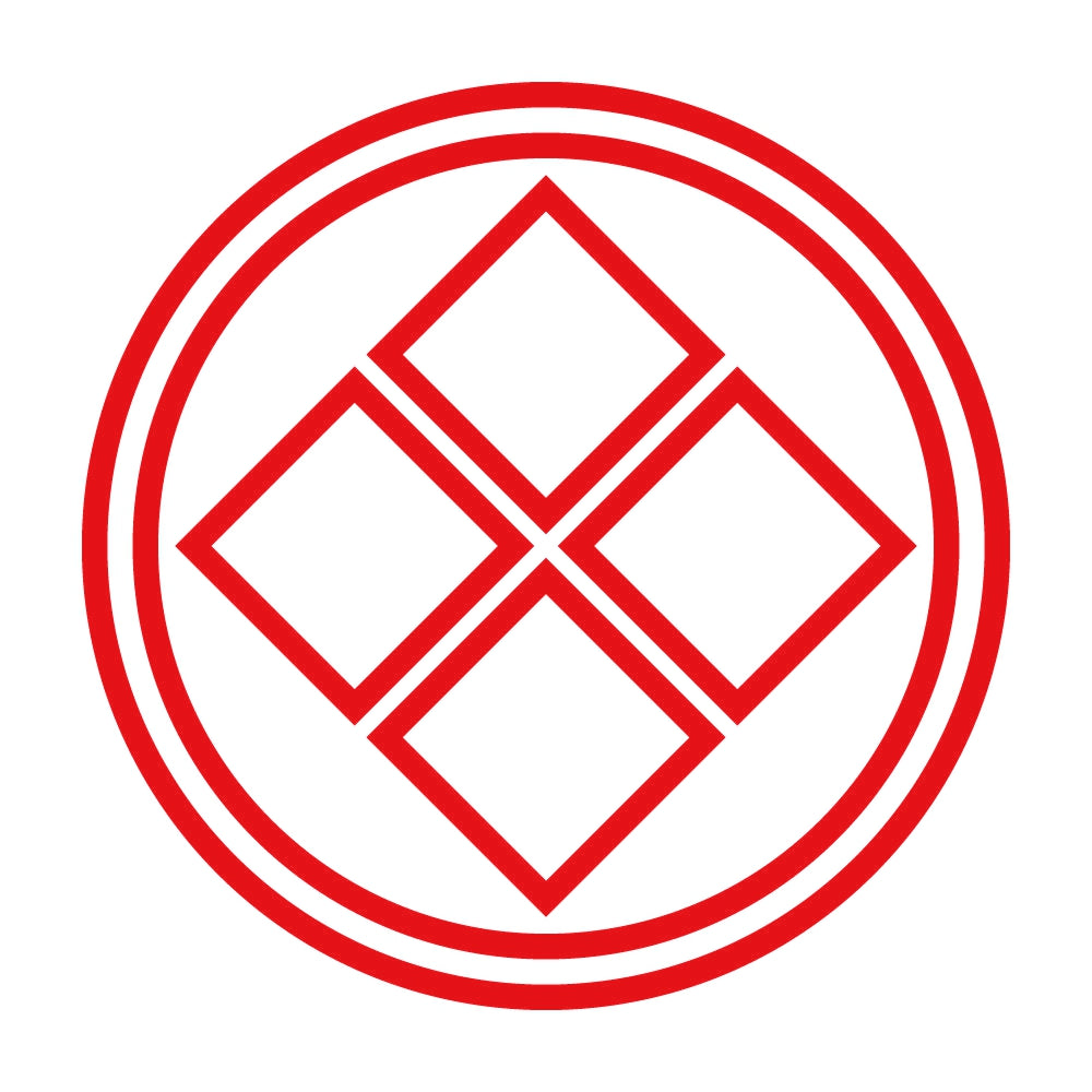 総陰丸に隅立て四つ石紋 8