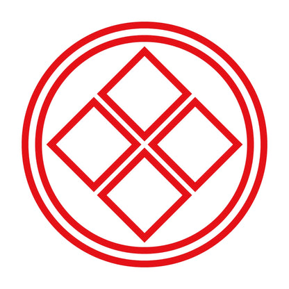 総陰丸に隅立て四つ石紋 8