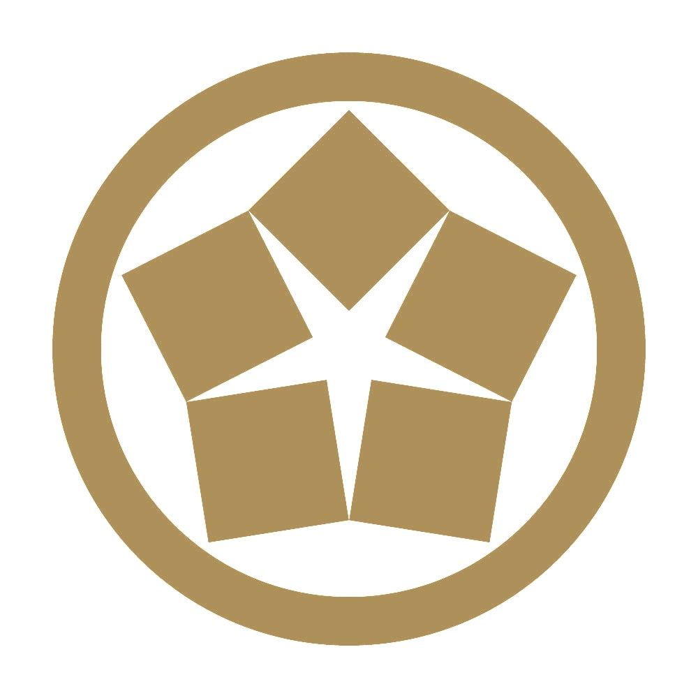 丸に五つ寄せ石紋 9