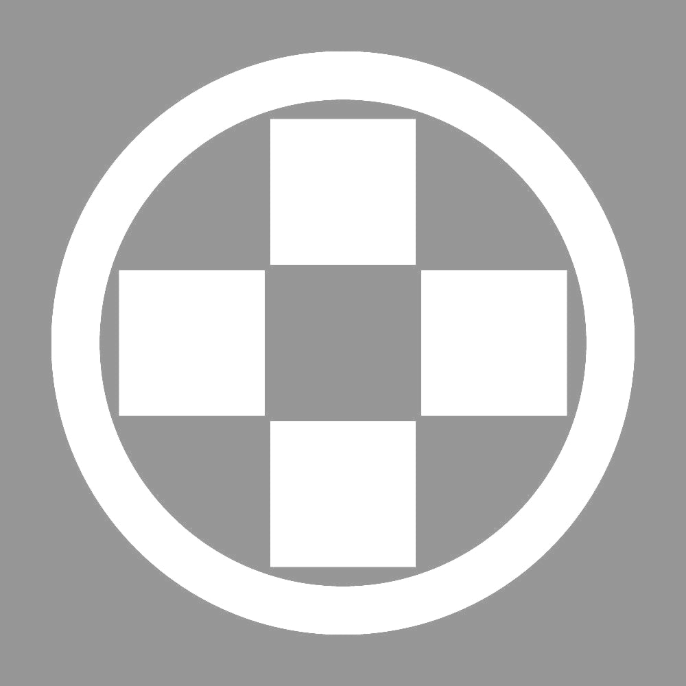 丸に四つ石紋 7