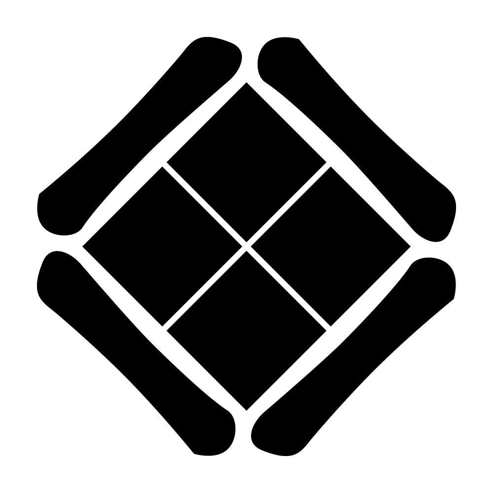 四つ一文字に四つ石紋