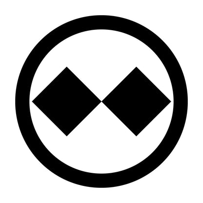 丸に二つ並び石紋