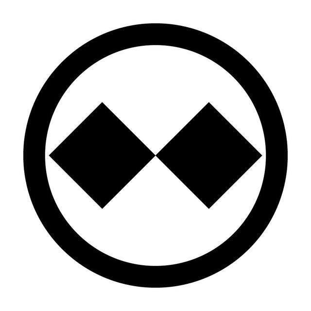 丸に二つ並び石紋