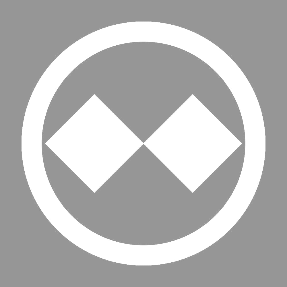 丸に二つ並び石紋 7