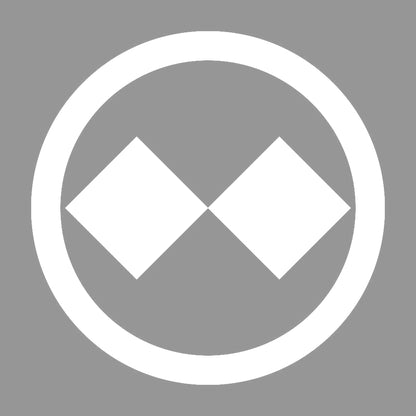 丸に二つ並び石紋 7