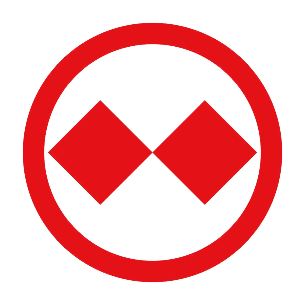丸に二つ並び石紋 8