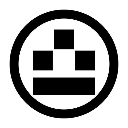 丸の内に三つ石に一文字紋