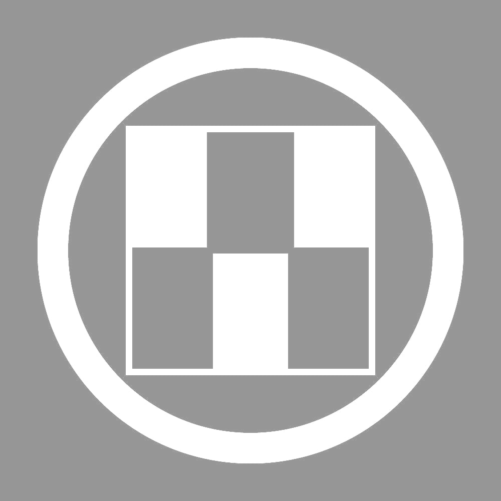 中輪に陰陽立て三つ石紋 7