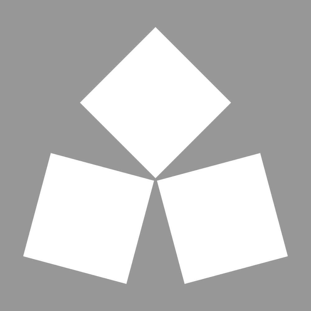 隅合わせ三つ石紋 7