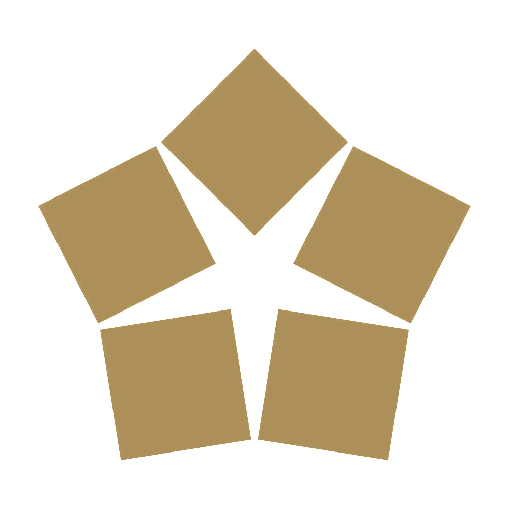 五つ寄せ石紋 9