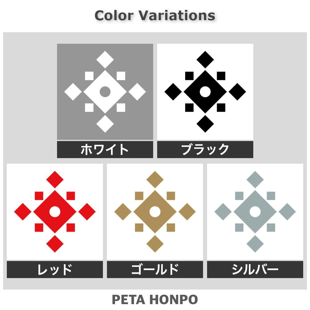八つ石に釘抜紋 2
