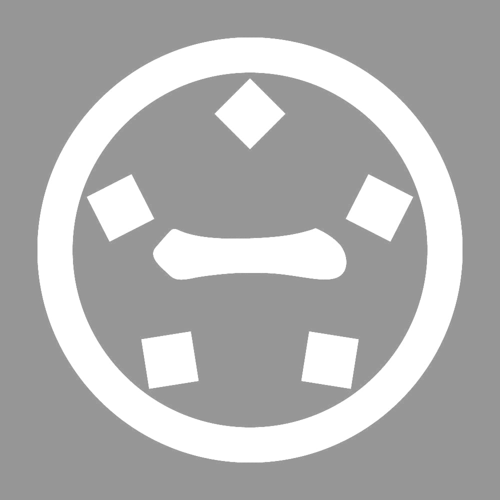 丸に五つ石に一文字紋 7
