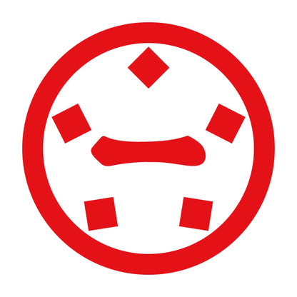 丸に五つ石に一文字紋 8