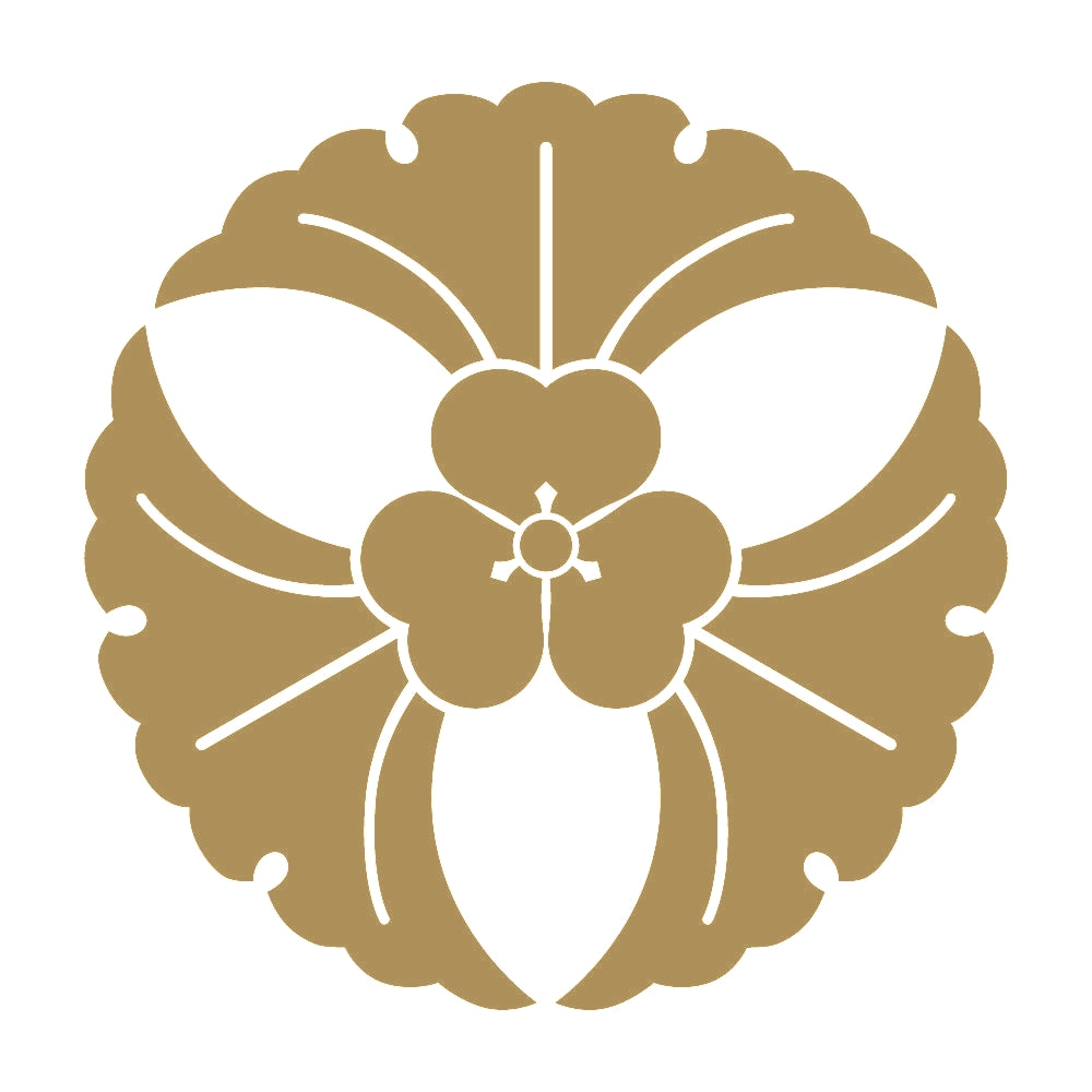三つ銀杏に片喰紋 9