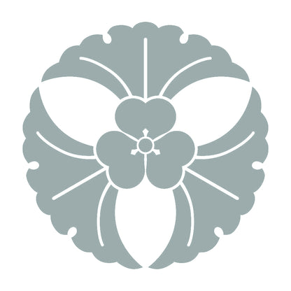 三つ銀杏に片喰紋 10
