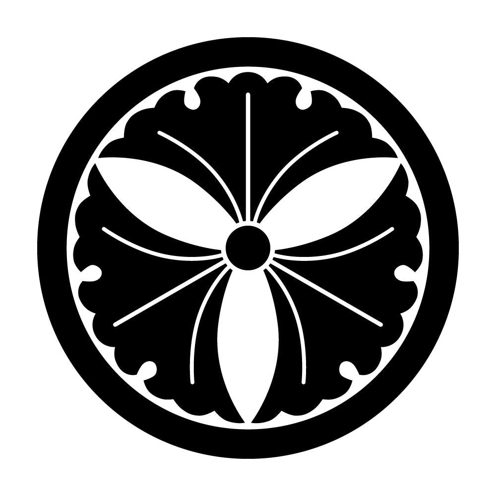 中輪に三つ銀杏紋