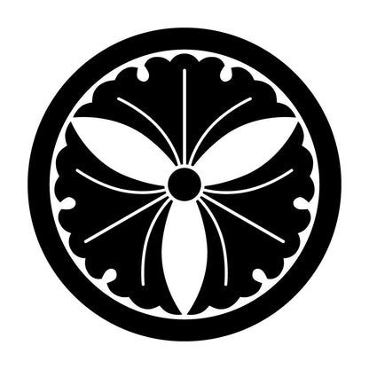中輪に三つ銀杏紋