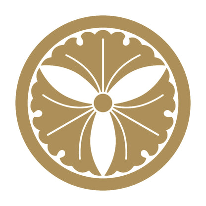 中輪に三つ銀杏紋 9