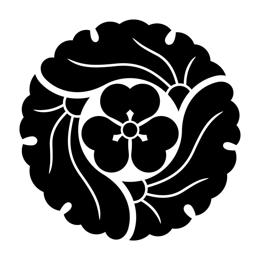 三つ追い銀杏に片喰紋