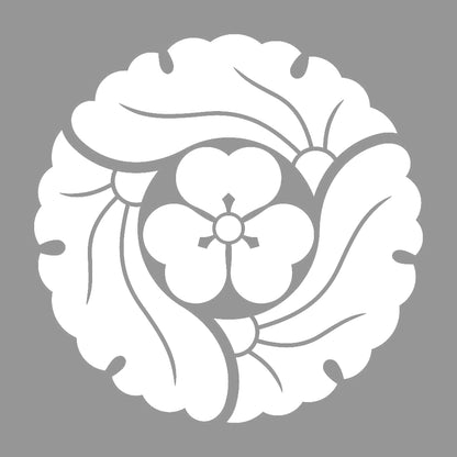 三つ追い銀杏に片喰紋 7