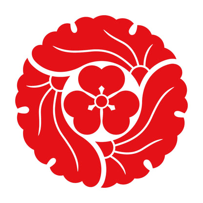 三つ追い銀杏に片喰紋 8