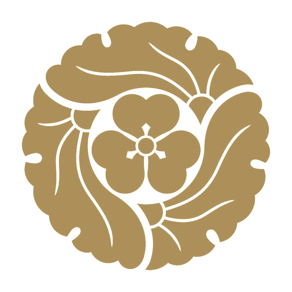 三つ追い銀杏に片喰紋 9