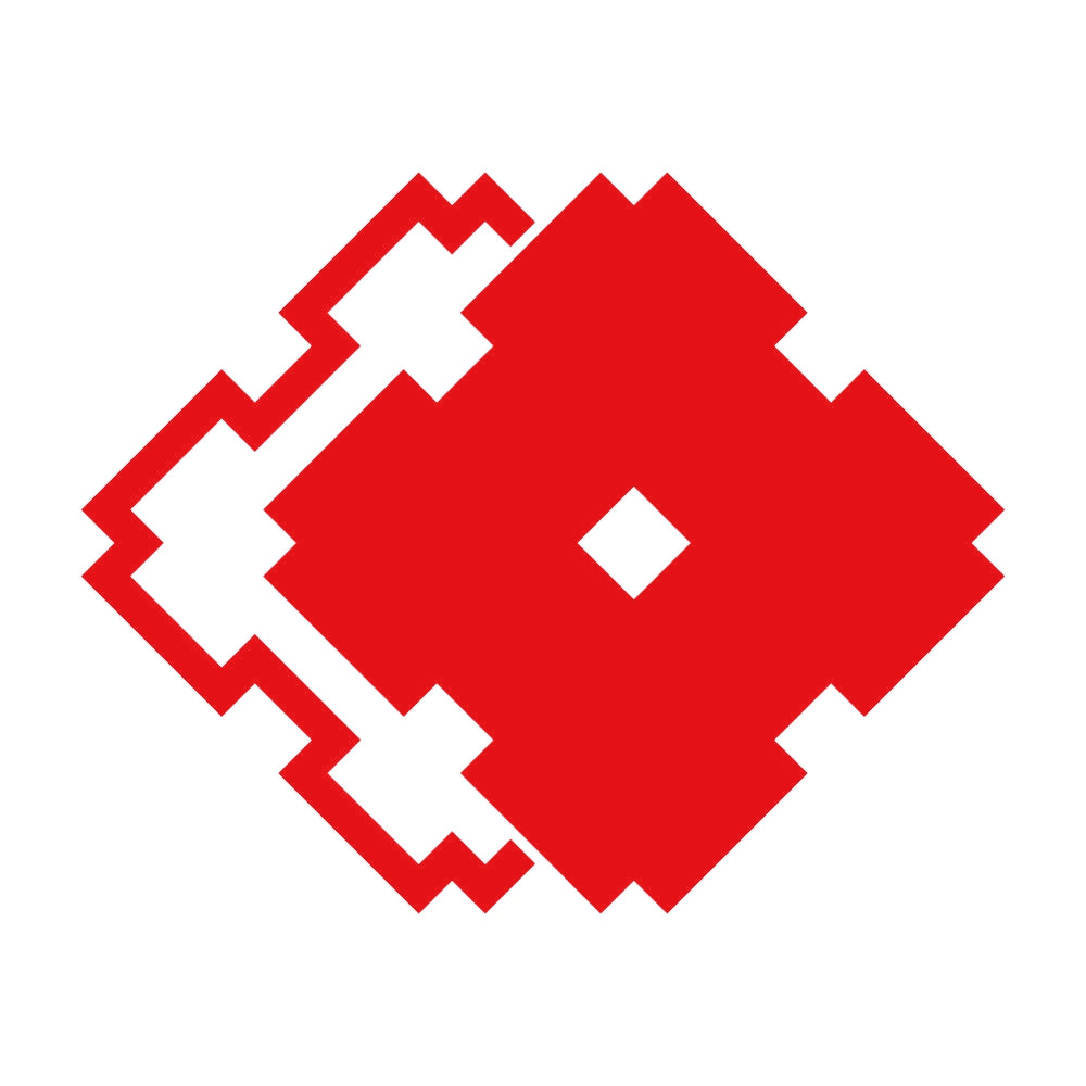 陰陽重ね井筒紋 8