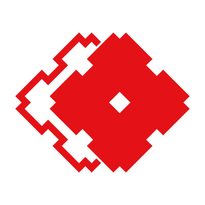 陰陽重ね井筒紋 8