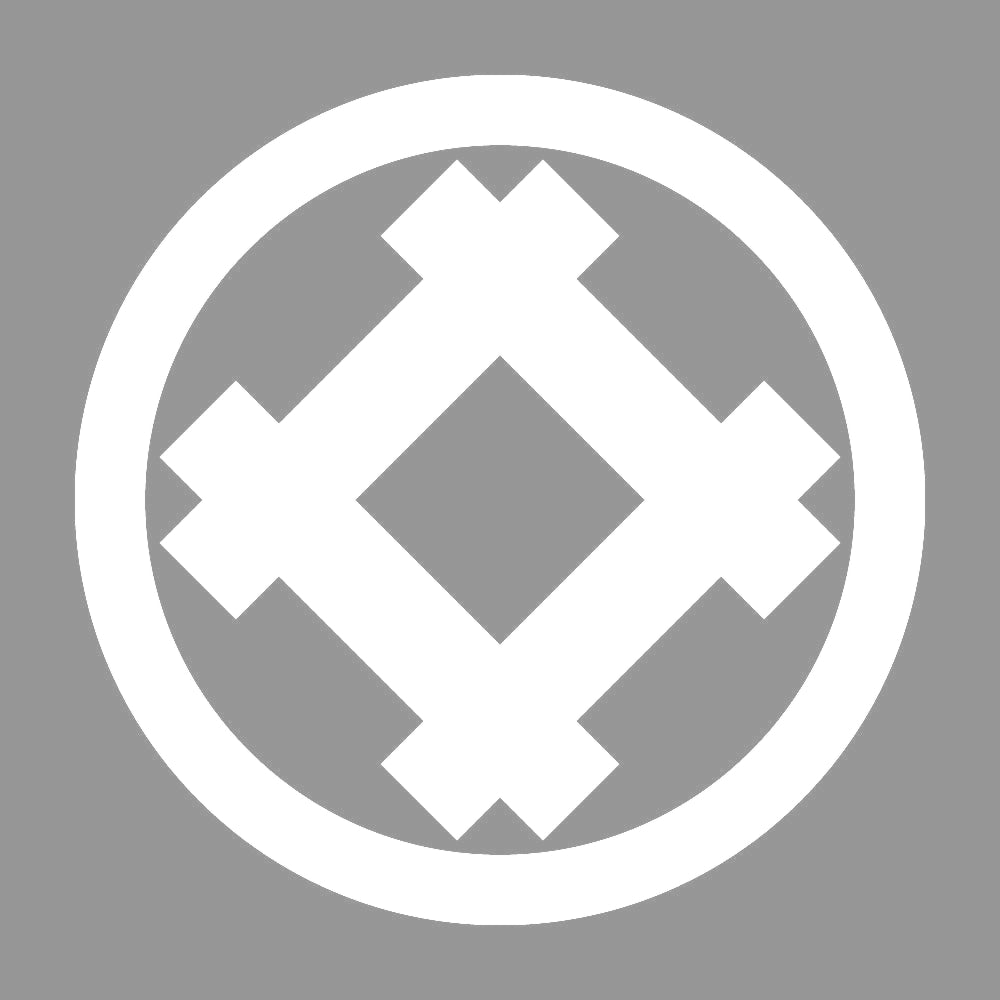 丸に隅立て井筒紋 7