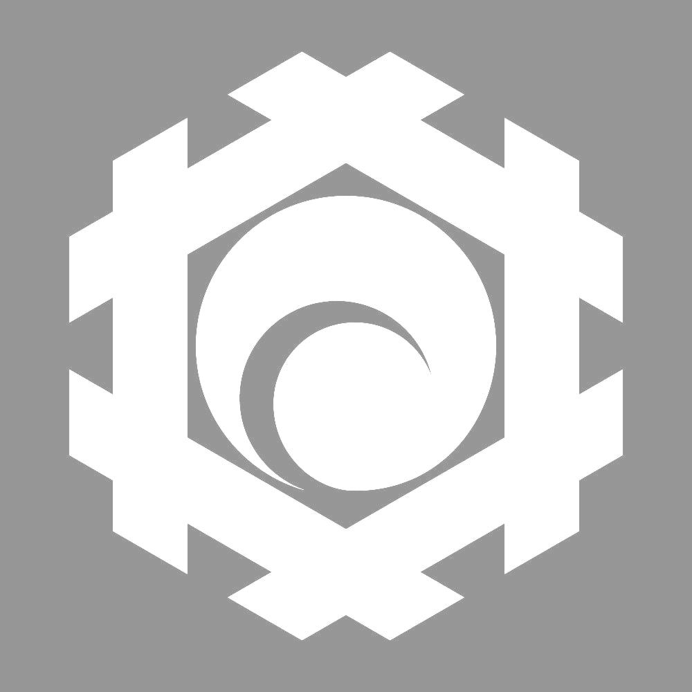 六角井筒に一つ巴紋 7